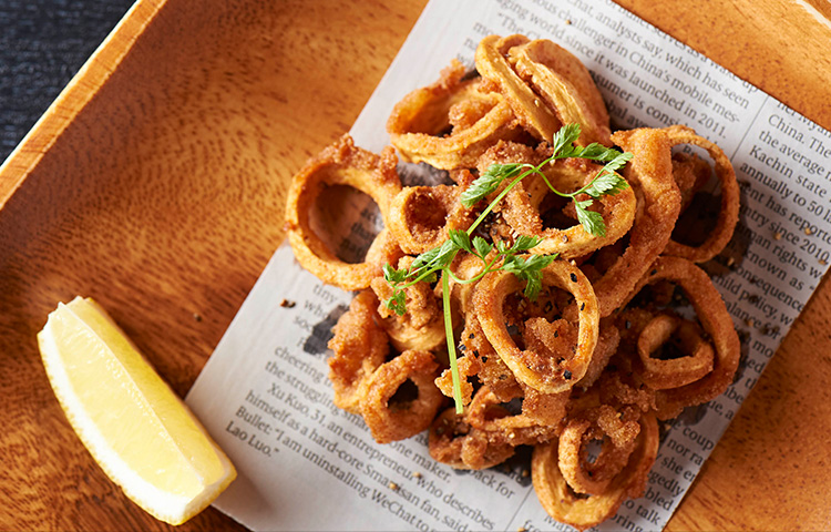 馬ハツモトの唐揚げ