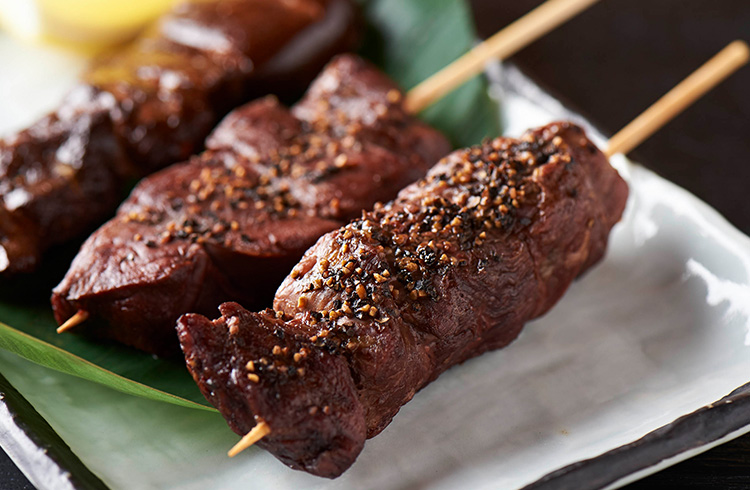 馬肉の串焼き
